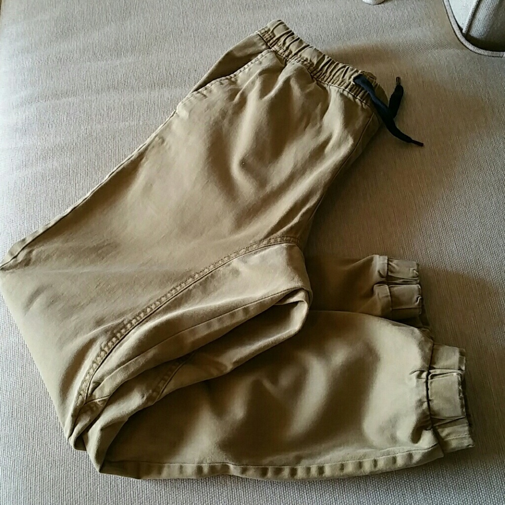 Joggers Tan Mens Sz L